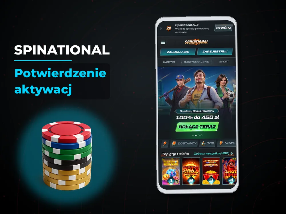 Spinational - Potwierdzenie aktywacj