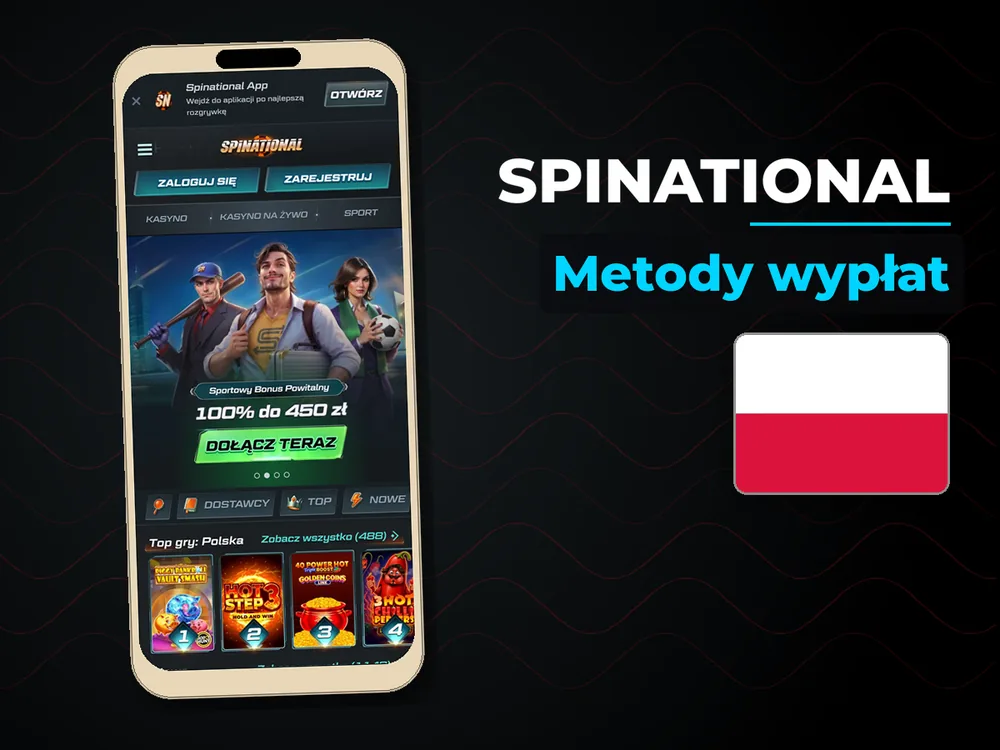 Spinational - Metody wypłat