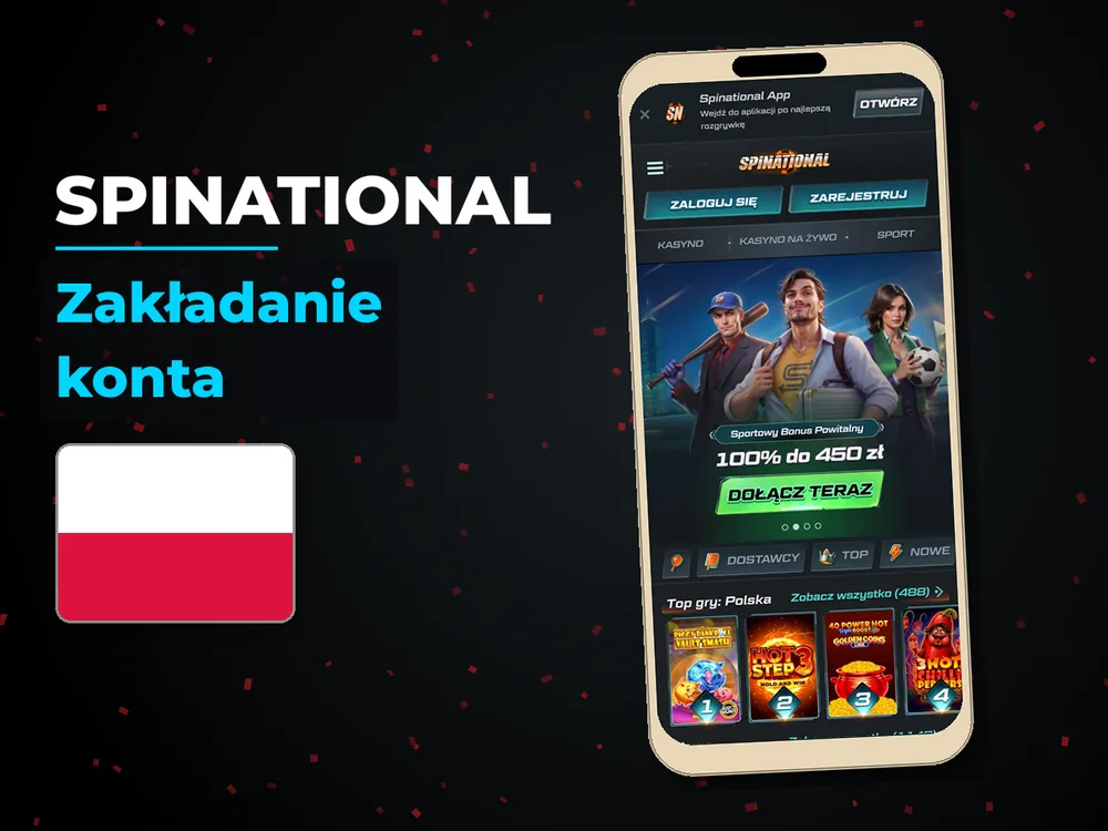 Spinational - Zakładanie konta
