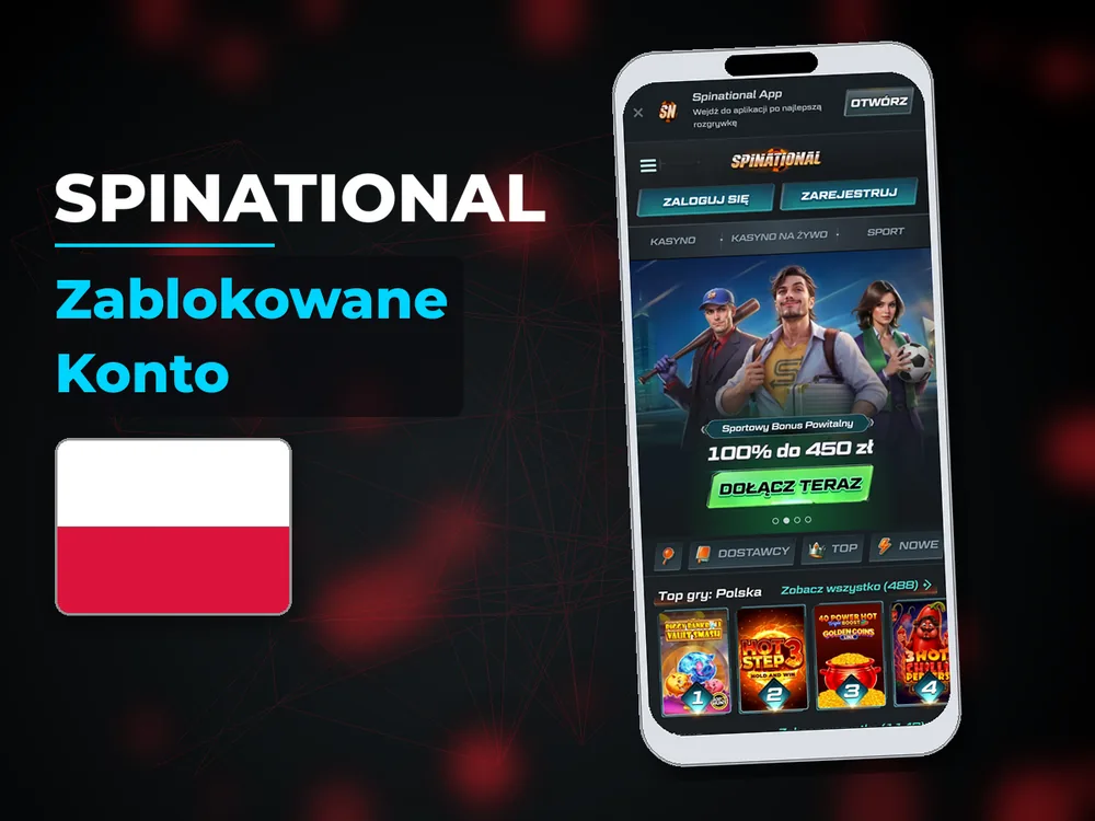 Spinational - Zablokowane Konto