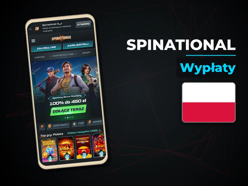 Spinational - Wypłaty